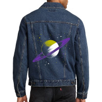 Saturn Non Binary Men Denim Jacket | Artistshot