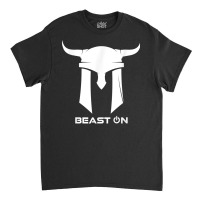 Viking Helmet  Beast On  Gym Motivation Fitness Sayings T Shirt Classic T-shirt | Artistshot