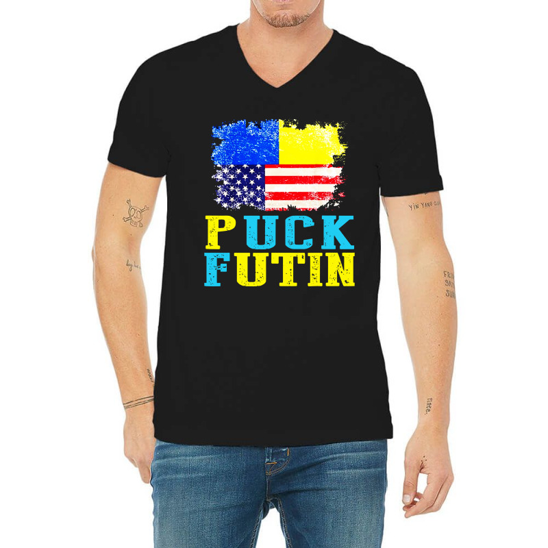 Puck Futin Meme V-neck Tee | Artistshot