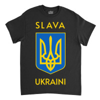 Slava Trident Glory To Support Classic T-shirt | Artistshot