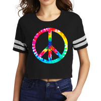 Vintage Peace Scorecard Crop Tee | Artistshot