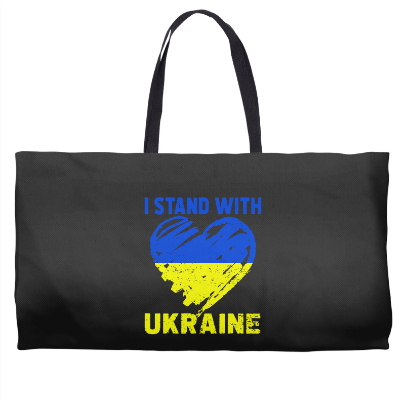 I Stand With  Heart Weekender Totes | Artistshot