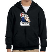 Moonflower 55321922 Youth Zipper Hoodie | Artistshot