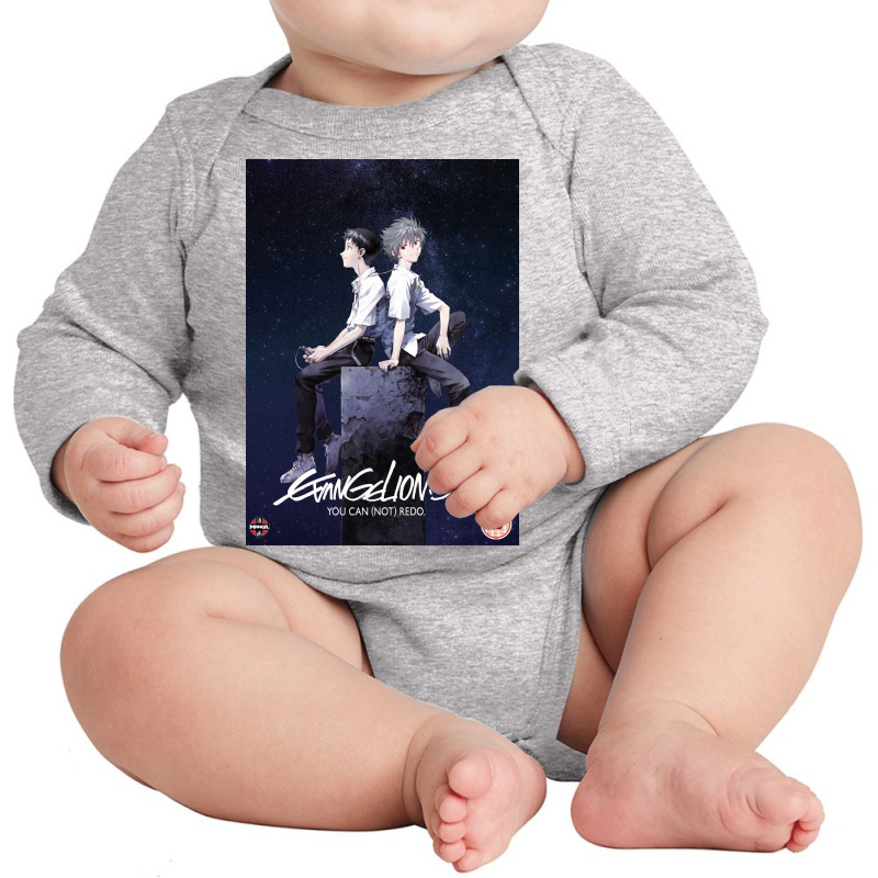 Evangelion 333 Long Sleeve Baby Bodysuit by Mabel L | Artistshot