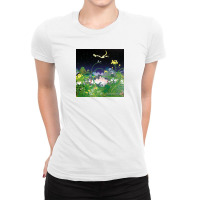 Aoshima Chiho Hot Spring Cherry Blossom Apricot Murakami Ladies Fitted T-shirt | Artistshot