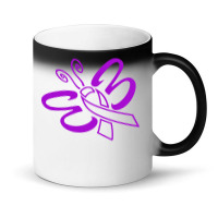 Alzheimers Awareness T  Shirt Her Fight Is My Fight I Support Future C Magic Mug | Artistshot