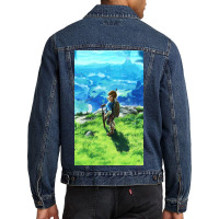 Breath Of The Wild Case 2 Men Denim Jacket | Artistshot