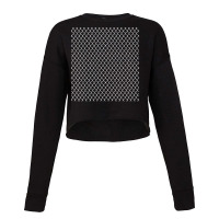 Geometric T  Shirt Chian Link Black T  Shirt (1) Cropped Sweater | Artistshot