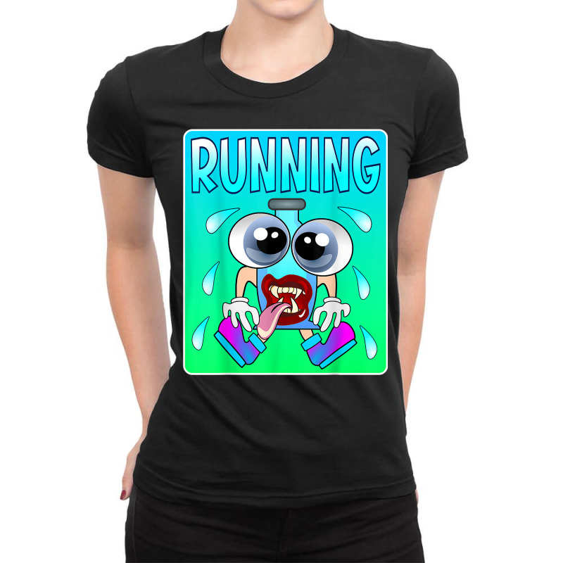 Friendly Reminder To Drink More Water, Running T Shirt Ladies Fitted T-Shirt by tognifx | Artistshot