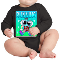 Friendly Reminder To Drink More Water, Running T Shirt Long Sleeve Baby Bodysuit | Artistshot