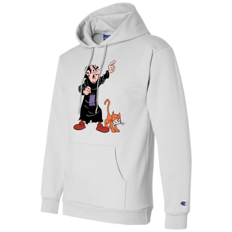 Gargamel And Birba Champion Hoodie by nailuloo | Artistshot