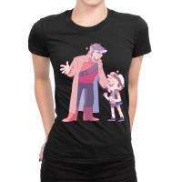 Vintage Animation Gravity Falls Animations Characters Ladies Fitted T-shirt | Artistshot