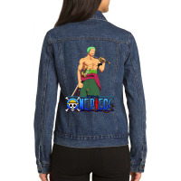 Zoro Marimo Zoro Ladies Denim Jacket | Artistshot