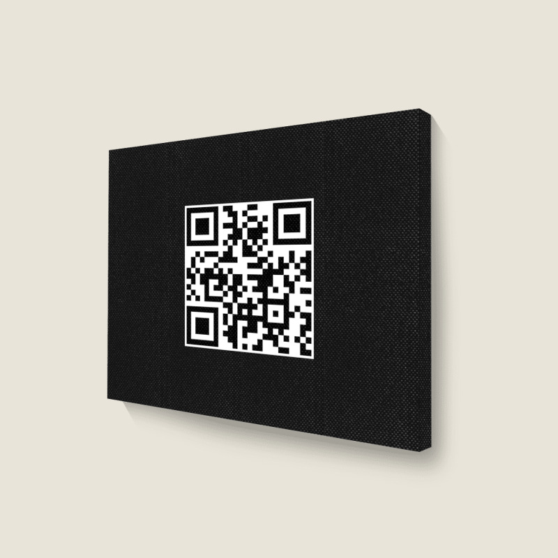 Art Qr Code Landscape Canvas Print | Artistshot