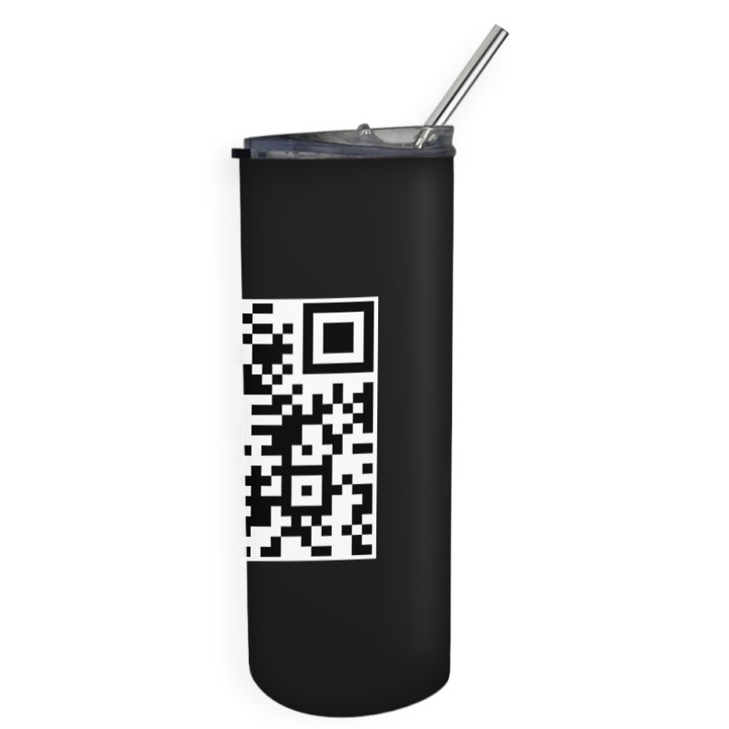 Art Qr Code Skinny Tumbler | Artistshot