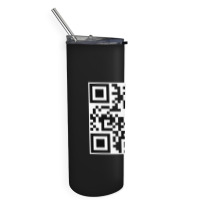 Art Qr Code Skinny Tumbler | Artistshot