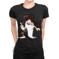 Graphic Picture  Mystery Art Character Ladies Fitted T-shirt | Artistshot