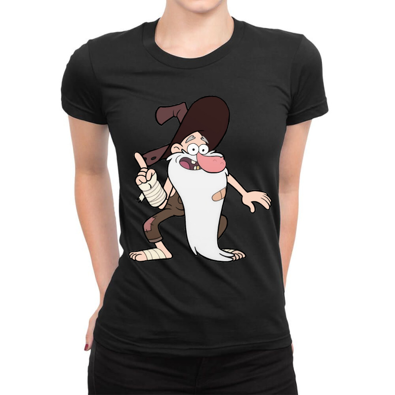 Graphic Picture  Mystery Art Character Ladies Fitted T-Shirt by HoofandTalon | Artistshot