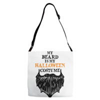 My Beard Is My Halloween Costume Adjustable Strap Totes | Artistshot