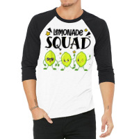 Lemonade Squad Summer Funny Lemon Fruit Lovers T Shirt 3/4 Sleeve Shirt | Artistshot