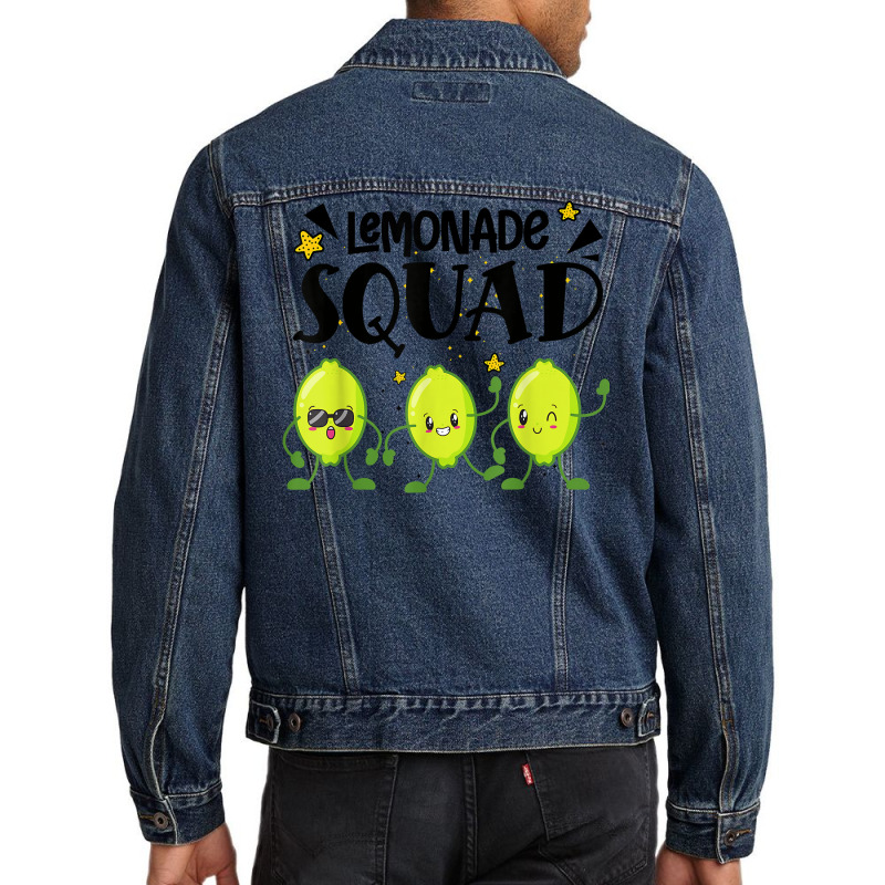 Lemonade Squad Summer Funny Lemon Fruit Lovers T Shirt Men Denim Jacket by survisgn | Artistshot