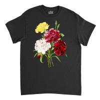 Vintage Botanical Carnation Flower Illustration Art Shirt T Shirt Classic T-shirt | Artistshot