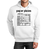 Paper Plates Nutrition Facts Funny Thanksgiving Christmas Unisex Hoodie | Artistshot