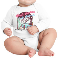 Heads Carolina Tail California Western Summer Beach Paradise T Shirt Long Sleeve Baby Bodysuit | Artistshot