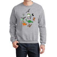 Dinosaurs T  Shirt Dinosaur Desert   Fun Dinosaurs By Cecca Designs T Crewneck Sweatshirt | Artistshot