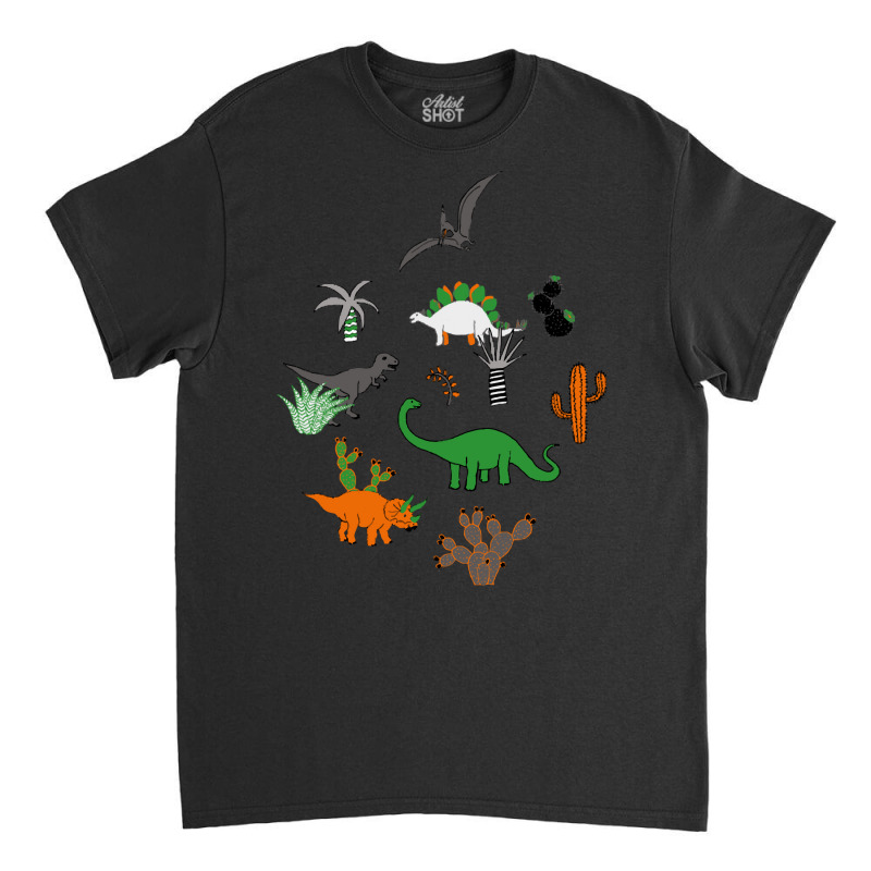 Dinosaurs T  Shirt Dinosaur Desert   Fun Dinosaurs By Cecca Designs T Classic T-shirt | Artistshot