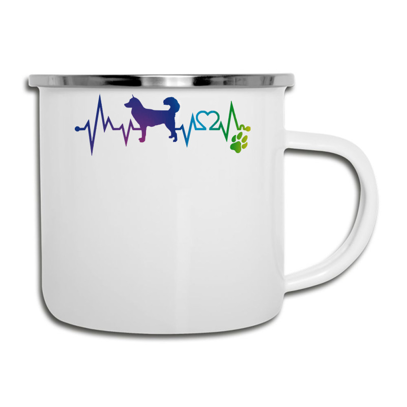 Alaskan Malamute T  Shirt Alaskan Malamute Colorful Heartbeat, Heart & Camper Cup | Artistshot