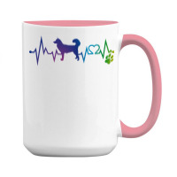 Alaskan Malamute T  Shirt Alaskan Malamute Colorful Heartbeat, Heart & 15 Oz Coffee Mug | Artistshot