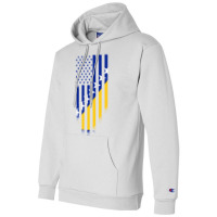 Bosnia And Herzegovina American Flag | Bosnian Roots Champion Hoodie | Artistshot