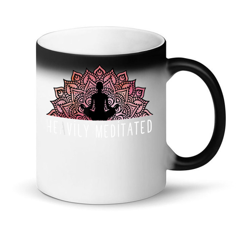 Heavily Meditated   Spiritual Daily Meditation Yoga T Shirt Magic Mug | Artistshot