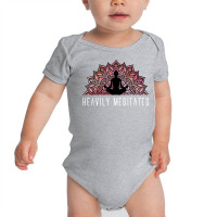 Heavily Meditated   Spiritual Daily Meditation Yoga T Shirt Baby Bodysuit | Artistshot