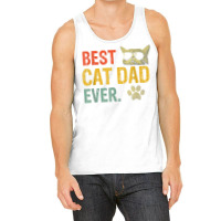 Vintage Best Cat Dad Ever T Shirt Cat Daddy Gift T Shirt Tank Top | Artistshot