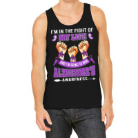 Alzheimers Awareness In The Fight T  Shirt Alzheimer's Awareness In Th Tank Top | Artistshot