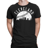 Vintage Cleveland Ohio Skyline Apparel T Shirt T-shirt | Artistshot