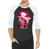 Samurai Woman Anime 3/4 Sleeve Shirt | Artistshot