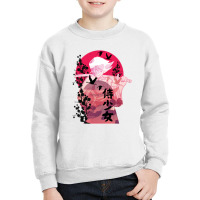 Samurai Woman Anime Youth Sweatshirt | Artistshot