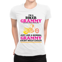 Biker Grammy... Ladies Fitted T-shirt | Artistshot