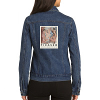 The Girls Of Avignon Ladies Denim Jacket | Artistshot