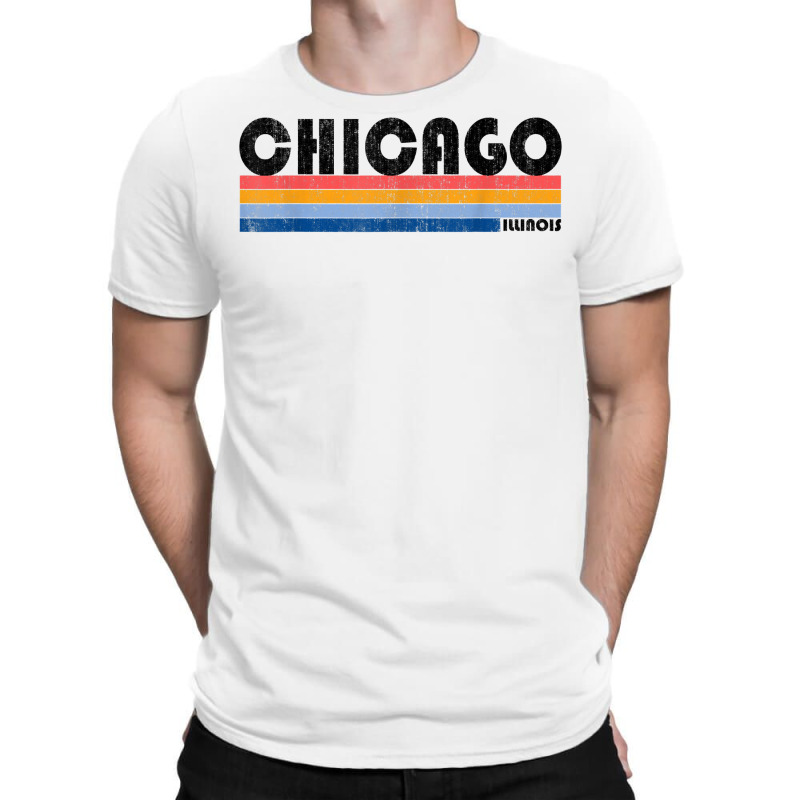 Vintage 1980s Style Chicago, Il T Shirt T-shirt | Artistshot