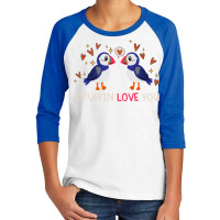 Gift T  Shirt I Puffin Love You Relationship Hearts Seabirds T  Shirt Youth 3/4 Sleeve | Artistshot