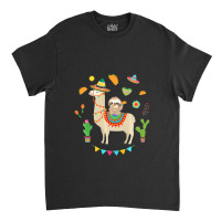 Sloth Riding Llama Mexican Fiessta Costume Taco Gift Premium T Shirt Classic T-shirt | Artistshot