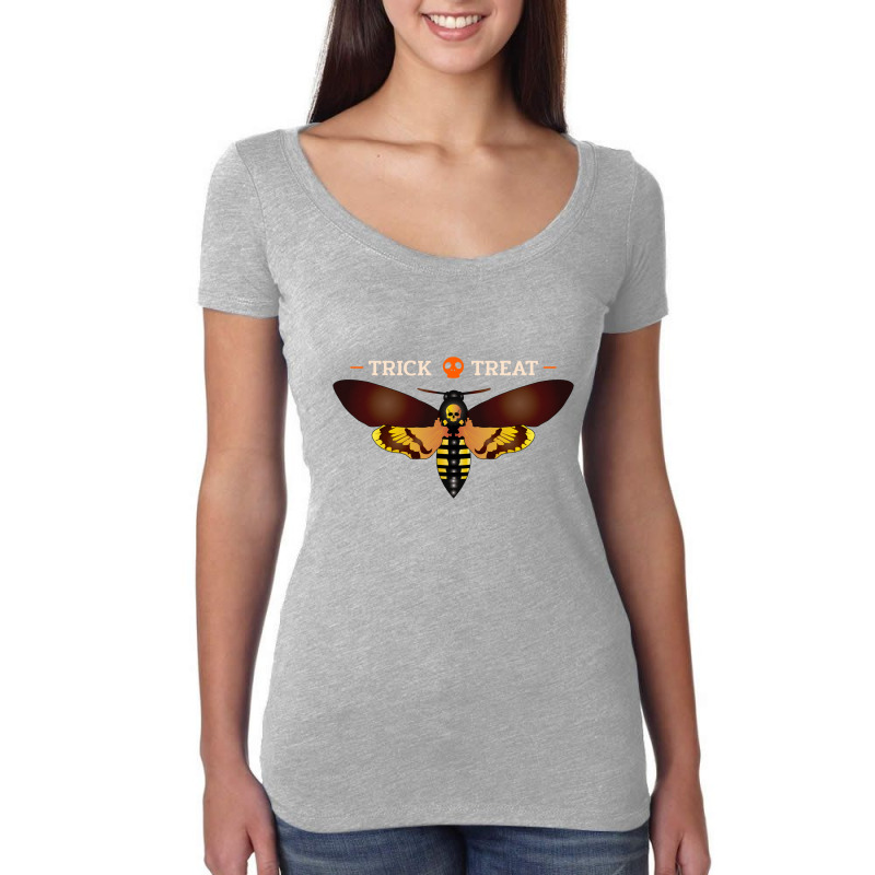 Trick Or Treat Women's Triblend Scoop T-shirt by Chiks | Artistshot