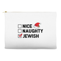 Nice Naughty Jewish Accessory Pouches | Artistshot