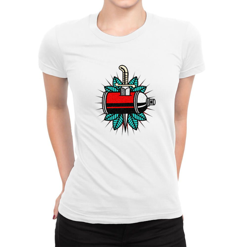 Tatto Pop Ladies Fitted T-Shirt by zig street | Artistshot