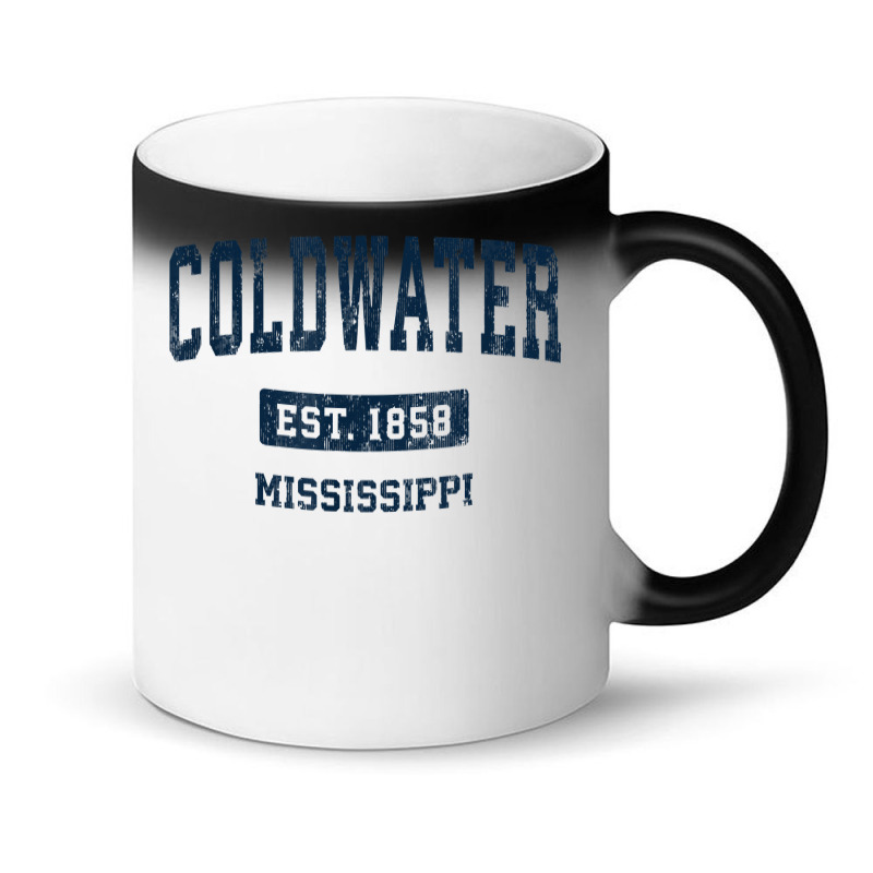 Coldwater Mississippi Ms Vintage Athletic Sports Design T Shirt Magic Mug | Artistshot