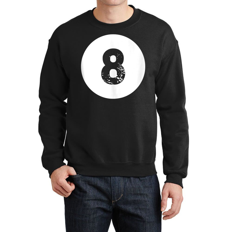 Funny 8 Ball Magic Eight Ball Billiards Black Tank Top Crewneck Sweatshirt | Artistshot